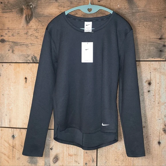 Nike Black Long Sleeve Crewneck Top - NWT (LS26) - Picture 3 of 13